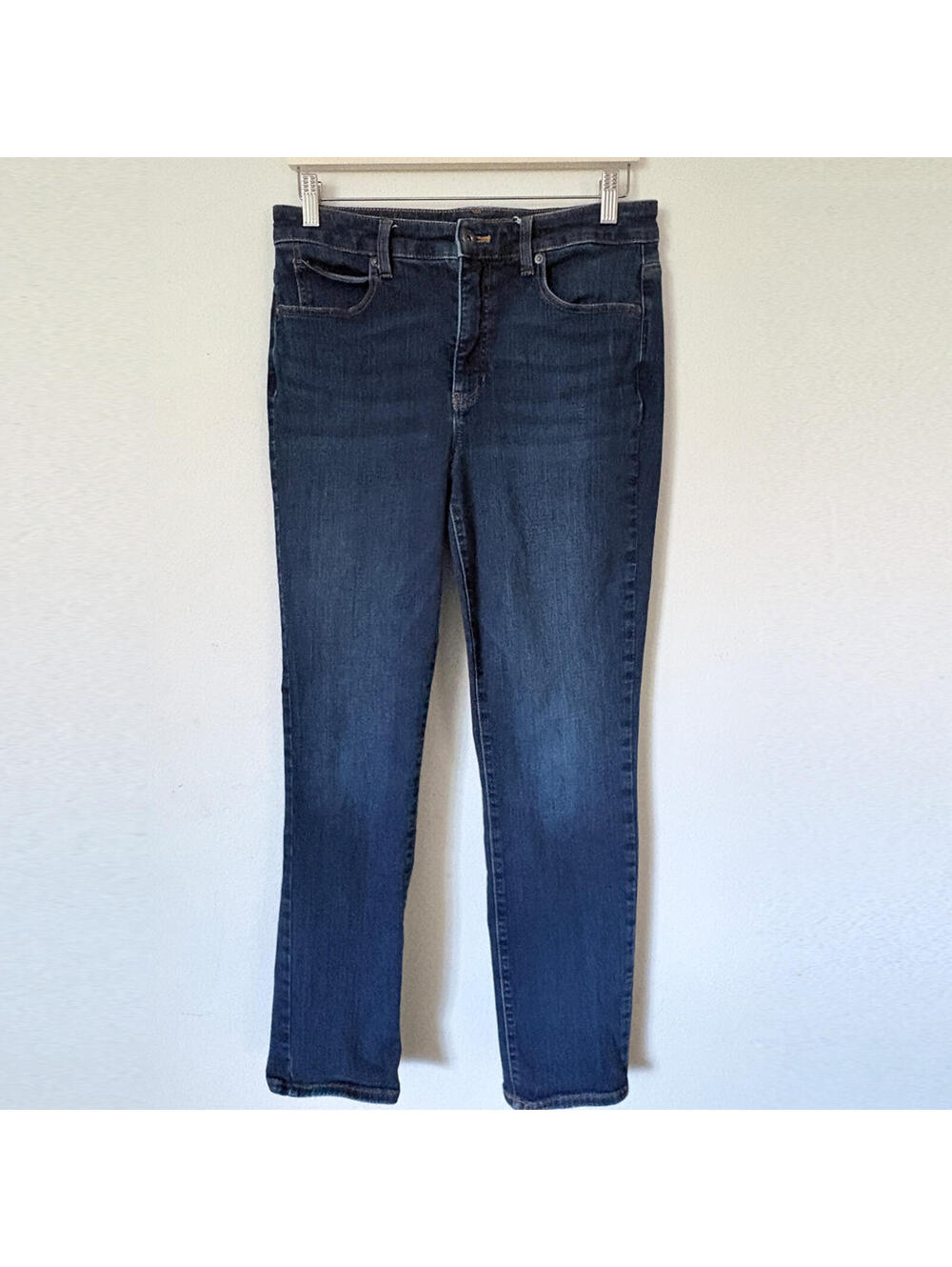 Talbots Classic Straight-Cut Denim Jeans, size 8